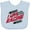 AE-Light Blue, variant on Inktastic I Love Racing with Tire Marks Boys or Girls Baby Bib