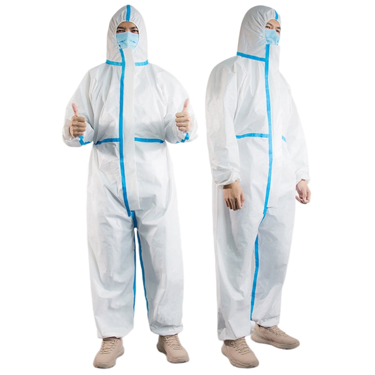 Disposable One Piece Isolation Clothing Work Clothes Anti Epidemic