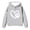 Light Gray, variant on Girls Puppy Heart Print Hoodie Sweatshirt Casual Pullover Long Sleeve Crewneck Cute Jacket Top for Kids