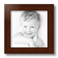 thumbnail image 2 of ArtToFrames 9x9 Inch Walnut Picture Frame, This Brown Wood Poster Frame is Great for Your Art or Photos, Comes with Regular Glass (4105), 2 of 8