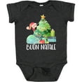 thumbnail image 3 of Inktastic Buon Natale Cute Santa and Christmas Tree Boys or Girls Baby Bodysuit, 3 of 5