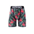 thumbnail image 4 of 3pcs/Set Men's Fashionable Printed Long Trunk Underwear, 4 of 4