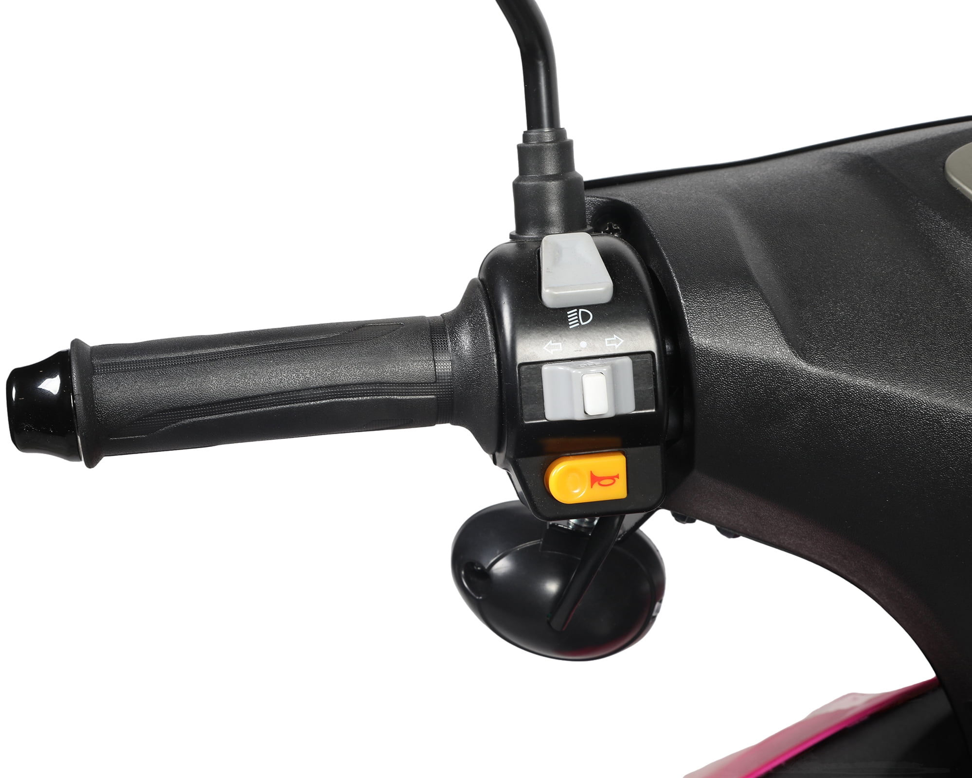 WAWA New 200cc Adult Moped Gas Motorcycle with LED Lights