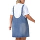 thumbnail image 3 of Vestido de mezclilla sin mangas de talla grande para mujer Agnes Orinda, con escote en V, vestido casual con bolsillos, 3X azul cielo, 3 of 4