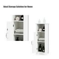 thumbnail image 5 of Giantex Bathroom Floor Cabinet, Free Standing Side Storage Cabinet with Single Door & Adjustable Inner Shelf, Equipped with Anti-toppling Fitting, 12 x 12 x 31.5 inches (White), 5 of 8