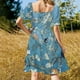 thumbnail image 5 of Vestido de manga corta Coiny X Pin, ropa de mujer, novedades, vestido de verano para mujer, vestidos de noche para mujer., 5 of 7