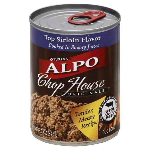 ALPO Chop House Originals Top Sirloin Flavor Dog Food 13.0 OZ Walmart