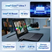 ASUS Vivobook S 14 Copilot+ PC 14 WUXGA OLED Windows Laptop Intel Core Ultra 7 Series 2 258V AI PC Intel Evo 32GB RAM 1TB SSD Black S5406SA-WH79