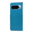thumbnail image 5 of Designed for Google Pixel 9 / 9 Pro Case Wallet,Women Flip Folio Cover with Butterfly & Flower Embossed PU Leather Stand Credit Card Holders Slots Wrist Strap Shockproof Phone Case,Blue, 5 of 11