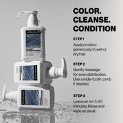 Keracolor Semi Permanent Hair Dye 3 in 1 Clenditioner, Silver Blue, 12 fl oz