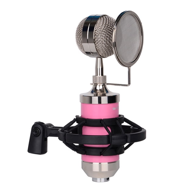 Recording Mic Cardioid Condenser Microphone Kit with Shock Mount Pop Filter Low Noise High Sensitive Microphone for Vocal Live Streaming Singing Broadcasting Musical Instrumentcondenser mic