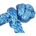 thumbnail image 5 of Astra Depot Set 2PCS Blue 1/2" Soft Shackle Synthetic Rope with Protective Sleeve 38,000LBs Max Breaking WLL 15,000 LBs 7.5 Tons, 5 of 8