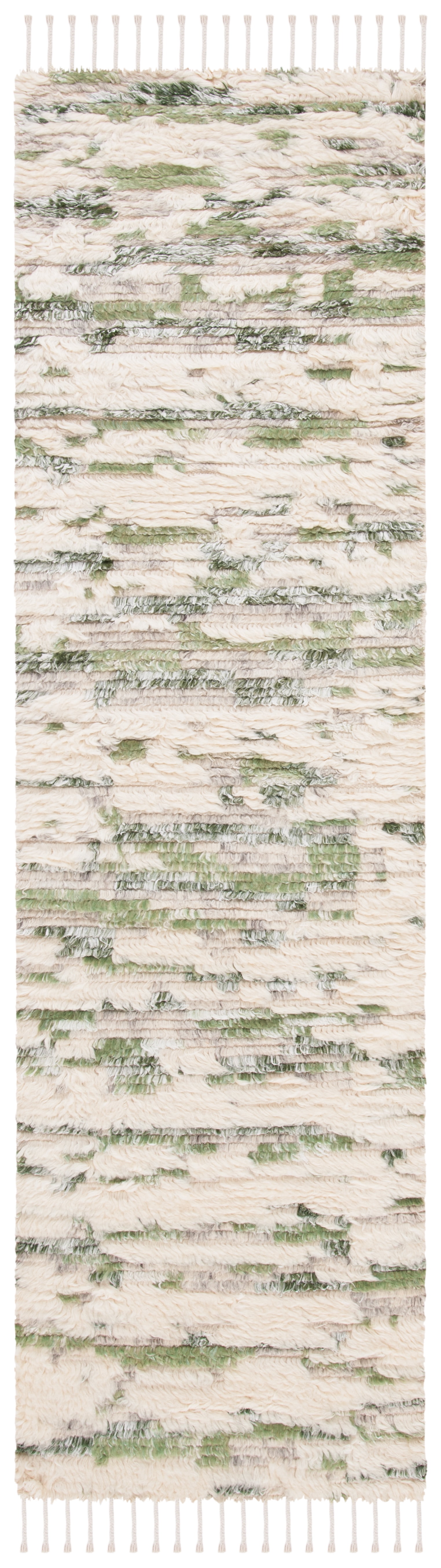 Safavieh Manhattan Ben Abstract Runner Rug, Ivory/Green, 2'3" x 8'