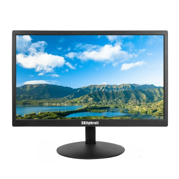 Monitor SkitPhrati LED de 17 pulgadas, 1440 x 900, 75 Hz, VGA HDMI, negro