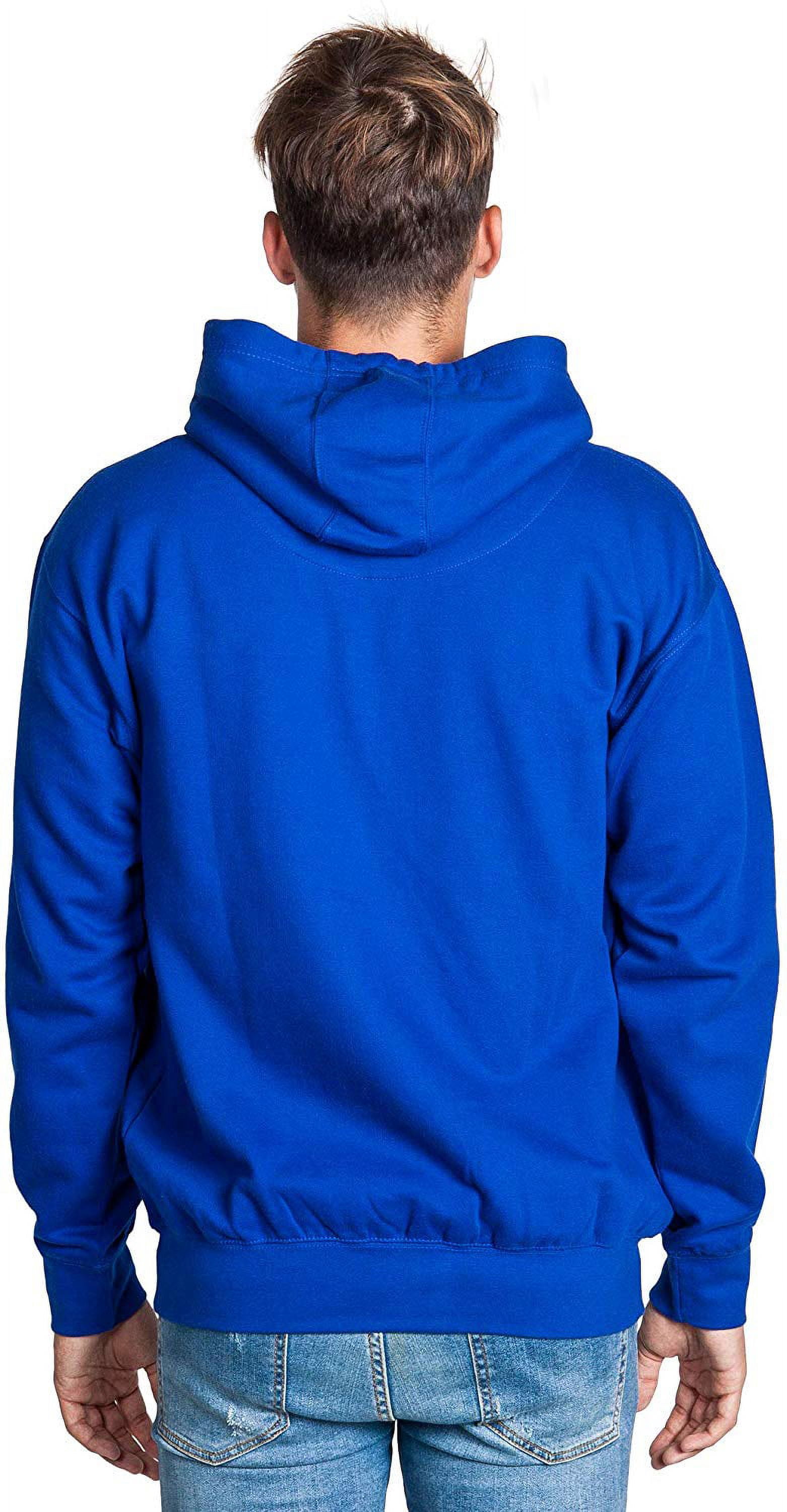 Mens Full Zip up hoodie Fleece Zipper Heavyweight Hooded Jacket Sweatshirt