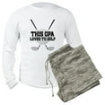 thumbnail image 6 of CafePress - Opa Grandpa Golf - Men's Long Sleeve Light Pajama Set, 6 of 7