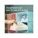 thumbnail image 3 of 2pcs/Set Transparent Lid Shoe Storage Box Sets Shoes Organizers Thickened Foldable Dustproof Storage Boxs Stackable Combined Shoe Cabinet, 3 of 4