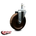 thumbnail image 2 of 5 Inch High Temp Phenolic Wheel Swivel 7/16 Inch Grip Ring Stem Caster SCC, 2 of 2