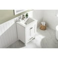 thumbnail image 4 of Valentino 24" Single Sink Bathroom Vanity in White with Porcelain integrated Countertop and Sink, 4 of 10