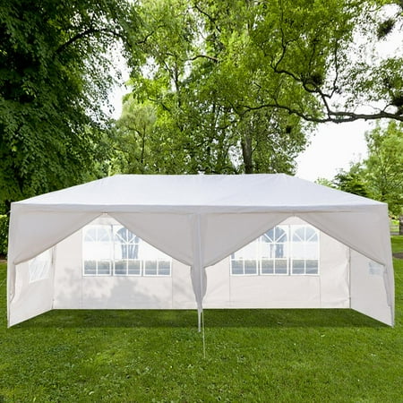 Ktaxon Outdoor 10'x20'Canopy Party Wedding Tent Heavy Duty Gazebo Pavilion Cater Events w/6 or 4 Side