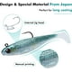 thumbnail image 3 of Señuelos blandos para carpa, lucio, trucha, lubina, pesca con Crankbait con anzuelos BKK o VMC ultra afilados, fórmula japonesa, señuelo de pesca depredador para agua salada y agua dulce, 3 of 5