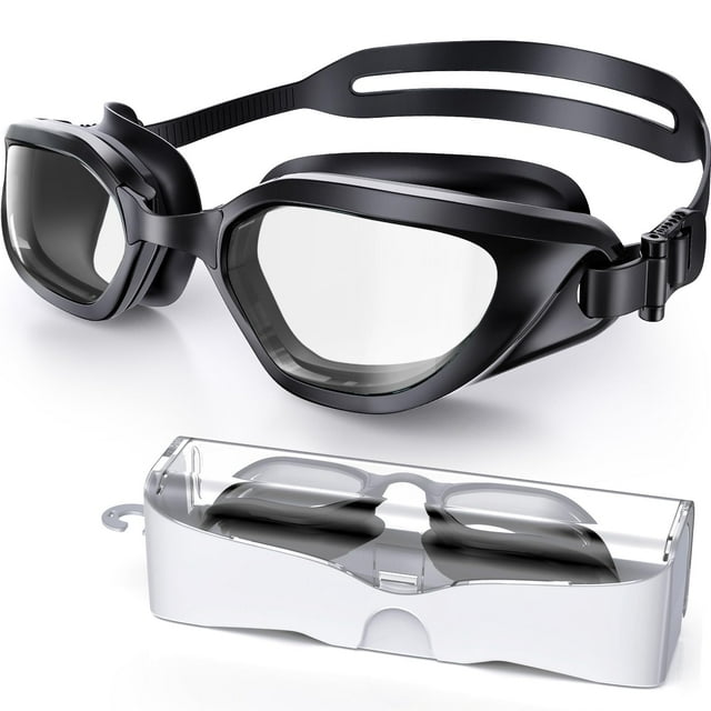 Gafas de natación Vegemono antivaho con protección UV400 para adultos y jóvenes