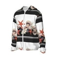 thumbnail image 2 of Gaeub Starfishes Shells Men's and Women's UPF 50+ Long-Sleeved Sun Protection Clothing, Fishing Shirt Long Sleeve Zip - XX-Large, 2 of 9
