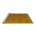 thumbnail image 2 of Ahgly Company Machine Washable Indoor Rectangle Persian Yellow Traditional Area Rugs, 2' x 3', 2 of 4