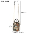 thumbnail image 2 of FORMRS Crossbody Bag for Women Quilted Travel Shoulder Cell Phone Purse with Chain Strap Handbag, Gray Floral Pattern, 2 of 7
