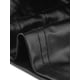 thumbnail image 5 of Top Corto Holográfico Inspire Chic para Mujeres, Brillante y Metálico, Talla XL, Negro, 5 of 5