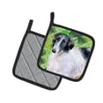 thumbnail image 2 of Borzoi St Patrick's Pair of Pot Holders, 2 of 2