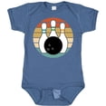 thumbnail image 3 of Inktastic Bowling Pins Ball Bowler Retro Sunset Boys or Girls Baby Bodysuit, 3 of 5