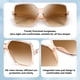 thumbnail image 5 of Gafas de Sol Dollger Cuadradas Sobredimensionadas Protección UV400 Unisex, 5 of 6