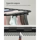thumbnail image 4 of SONGMICS Tendedero, Plegable de 2 Niveles, Alas Ajustables en Altura, con Clips para Calcetines, 33 Barras para Secar la Ropa, Negro, 4 of 5