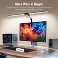 thumbnail image 3 of LED Desk Lamp for Home Office, Eye-Caring Desk Light with Clamp, 24W Double Head Architect Task Lamp Stepless Dimming, Flexible Gooseneck Bright Table Lamp for Study Reading Workbench Drafting, 3 of 8