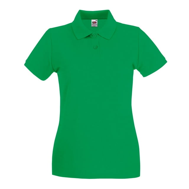 Fruit of the Loom Polo Ajusté à Manches Courtes pour Femmes de Qualité Supérieure