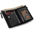 thumbnail image 1 of Otto Angelino Genuine Leather Multipurpose Bifold Wallet ID Cardholder - RFID ing - Unisex (Brown), 1 of 5