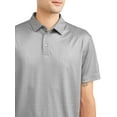 thumbnail image 3 of Ben Hogan Men's Performance Asymmetrical Printed Polo Shirt, Up to Size 5XL, 3 of 4