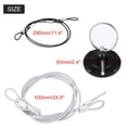 thumbnail image 3 of Estink Cerradura de capó 2 piezas Universal CNC Aluminio Coche Vehículo Racing Capó Capó Bloqueo Pestillos Bloqueo Apariencia Kit Accesorio modificado para automóvil Kit de bloqueo de capó (Negro), 3 of 5