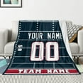 thumbnail image 2 of Houston Throw Blanket Personalized for Men Women Youth Gifts, 2 of 6