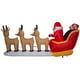 thumbnail image 3 of Inflable Navideño Holiday Time Santa en Trineo con Reno 166 cm de Altura, 3 of 4