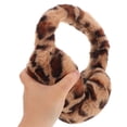 thumbnail image 5 of Women Leopard Winter Ear Muffs Leopard Print Fluffy Foldable Earmuffs Warm Ear Covers For Outdoor Cold Weather Ear Furry Ear Warmers For Skiing Snowboarding And Daily Wear, 5 of 6