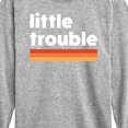 thumbnail image 3 of Instant Message - Trouble Little - Toddler & Youth Long Sleeve Graphic T-Shirt, 3 of 6