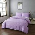 thumbnail image 2 of 400 Thread Count 100% Egyptian Cotton 1 Piece Duvet Cover with Zipper Closure & Corner Twin/TwinXL 1 Pc Duvet Cover Color Lavender Solid, 2 of 5