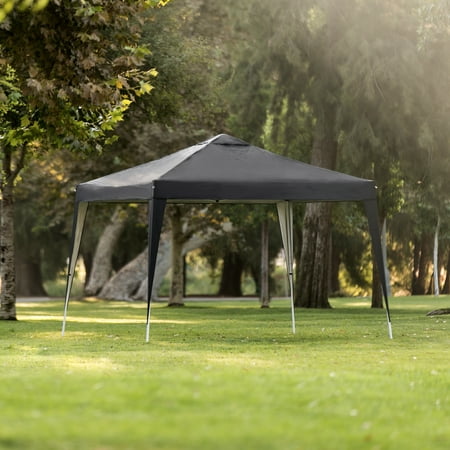 Pop Up Portable Gazebo - Best Choice Products 10x10ft Outdoor Portable Lightweight Folding Instant Pop Up Gazebo Canopy Shade Tent w/ Adjustable Height, Wind Vent, Carrying Bag - Black
