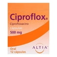 thumbnail image 4 of Ciproflox Ciprofloxacino 500 mg 12 cápsulas, 4 of 4
