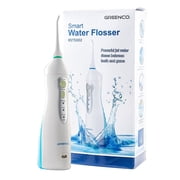 GreenCo Professional Rechargeable Oral Irrigator with High Capacity Water Flosser and Plaque Remover