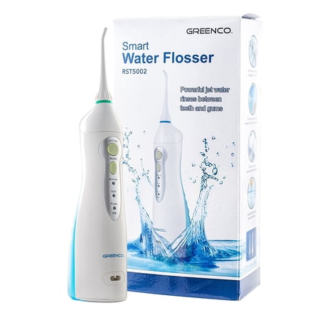 GreenCo Professional Rechargeable Oral Irrigator with High Capacity Water Flosser and Plaque Remover