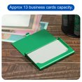 thumbnail image 5 of Uxcell 3.6x2.3x0.3 Inch Name Cards Case Alloy Business Card Holder 2 Pack Green, 5 of 5