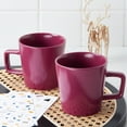 thumbnail image 4 of Stone + Lain Cleo Stoneware Collection Dinnerware Set, 16-Piece Service for 4, Magenta, 4 of 6